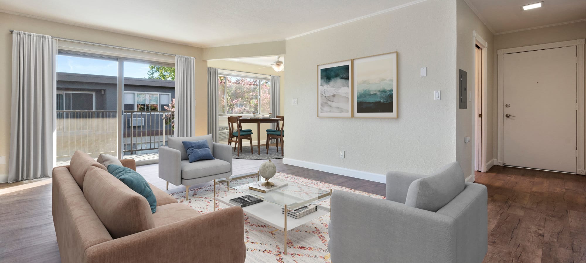 Spacious apartment at Highland Gardens in Mountain View, California