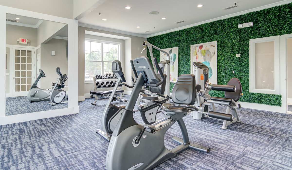 Fully equipped fitness center at Legacy Ridge in Atlanta, Georgia