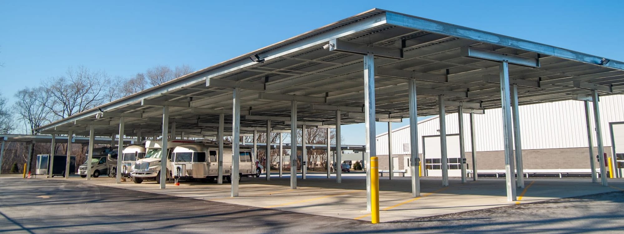 Outdoor storage at 1-800-Self-Storage.com in Grand Blanc, Michigan