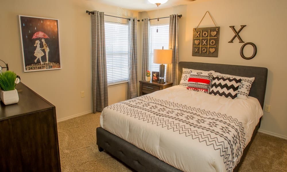 Bedroom at Tuscany Ranch in Waco, Texas