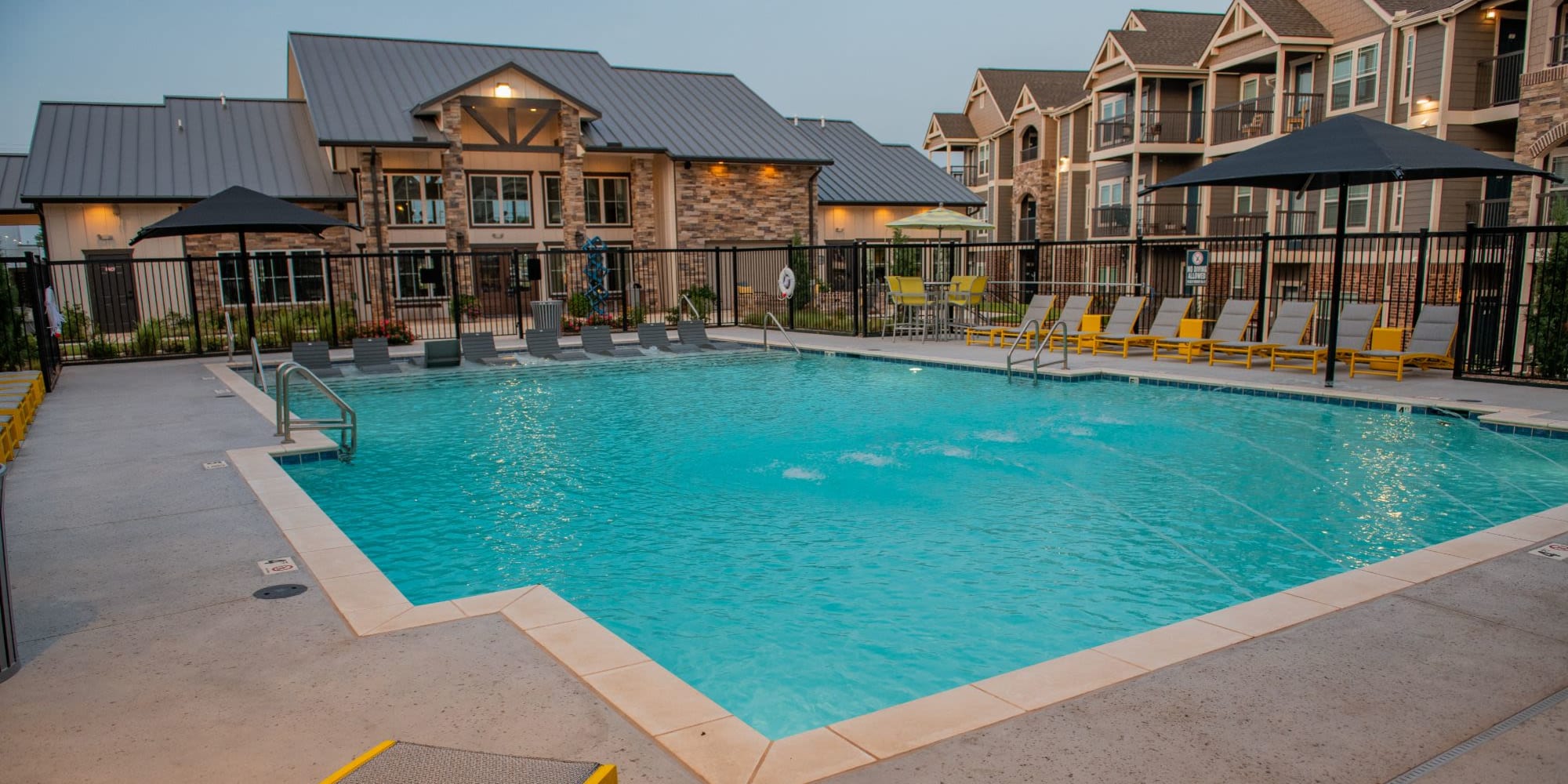 Rendering Community pool at Center 301 Apartments in Belton, Missouri