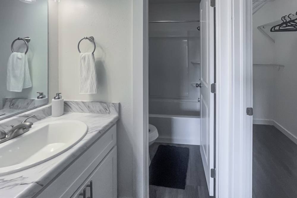 Bathroom with bathtub at Stonebrook in Oklahoma City, Oklahoma