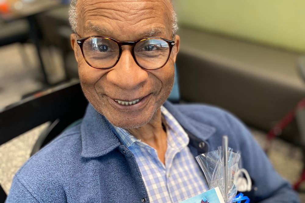Residents on Father's Day at The Pinnacle in Plymouth Meeting, Pennsylvania