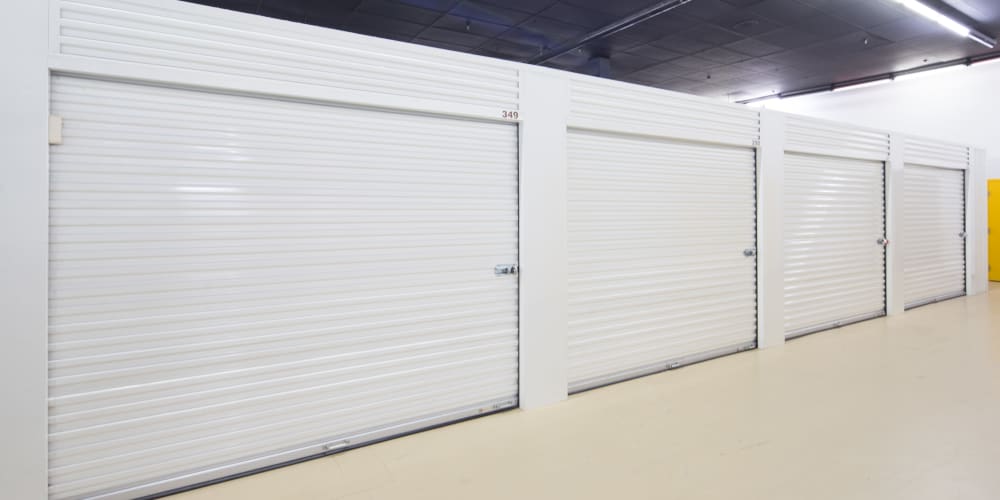 Interior units at Trojan Storage of Sacramento in Sacramento, California
