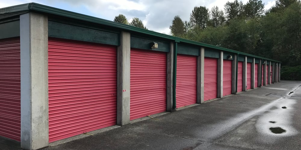 Convenient outside access to storage at Trojan Storage of Puyallup in Puyallup, Washington