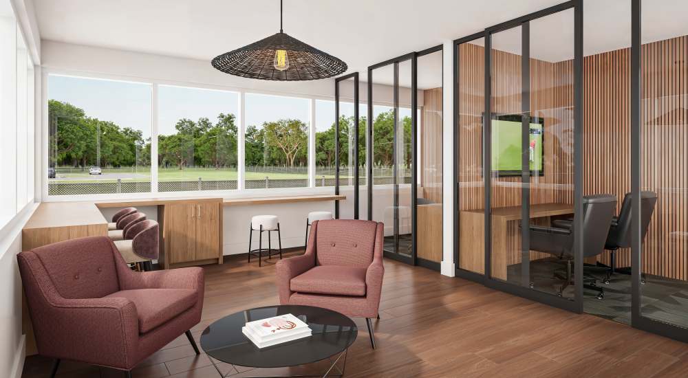 Business center at The Renaissance in Naples, Florida