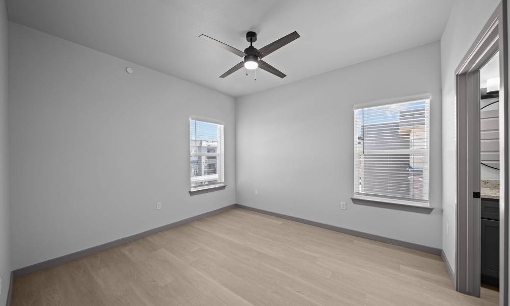 Bedroom with windows at Retreat at Eastlake in El Paso, Texas
