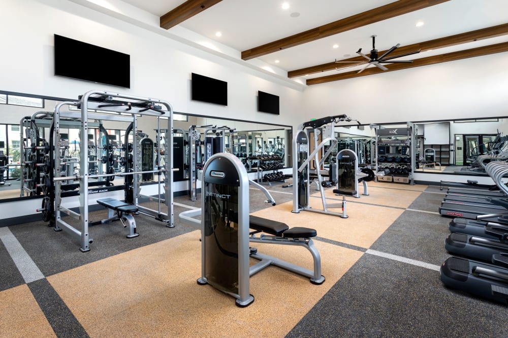 Fitness center at The Residences at Escaya in Chula Vista, California