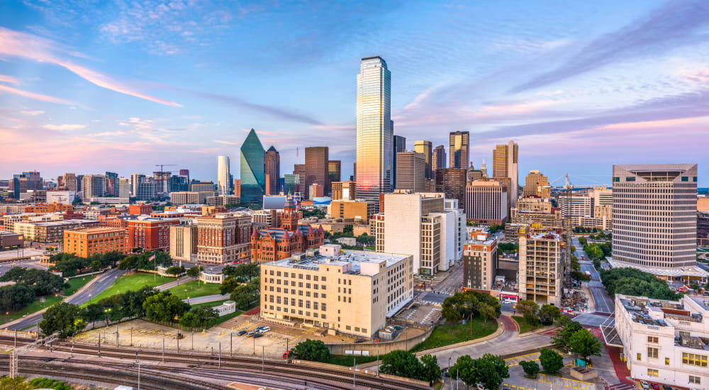 Skyline view near 46Eleven in Dallas, Texas