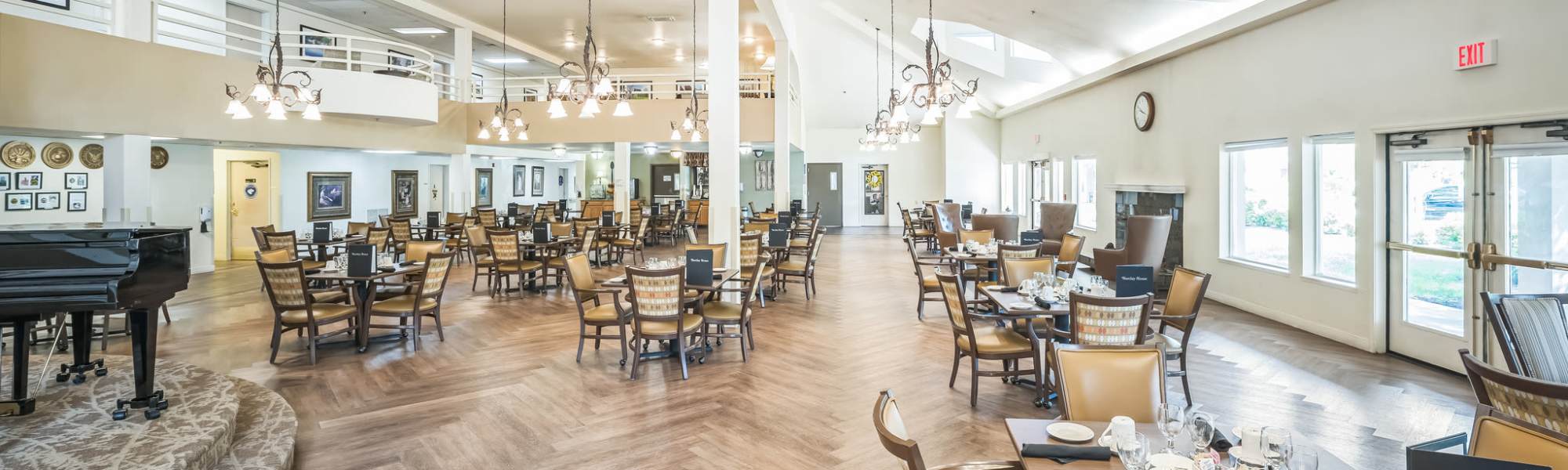Dining room at The Fairmont by Barclay House in Manassas, Virginia