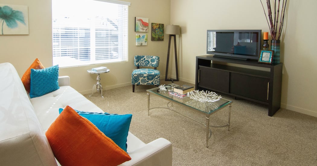 Enjoy an ample living space at Wilshire Place Apartments
