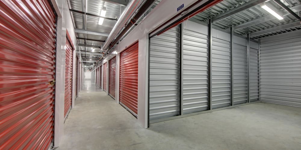 Climate-controlled storage units at Trojan Storage of Portland Alberta in Portland, Oregon
