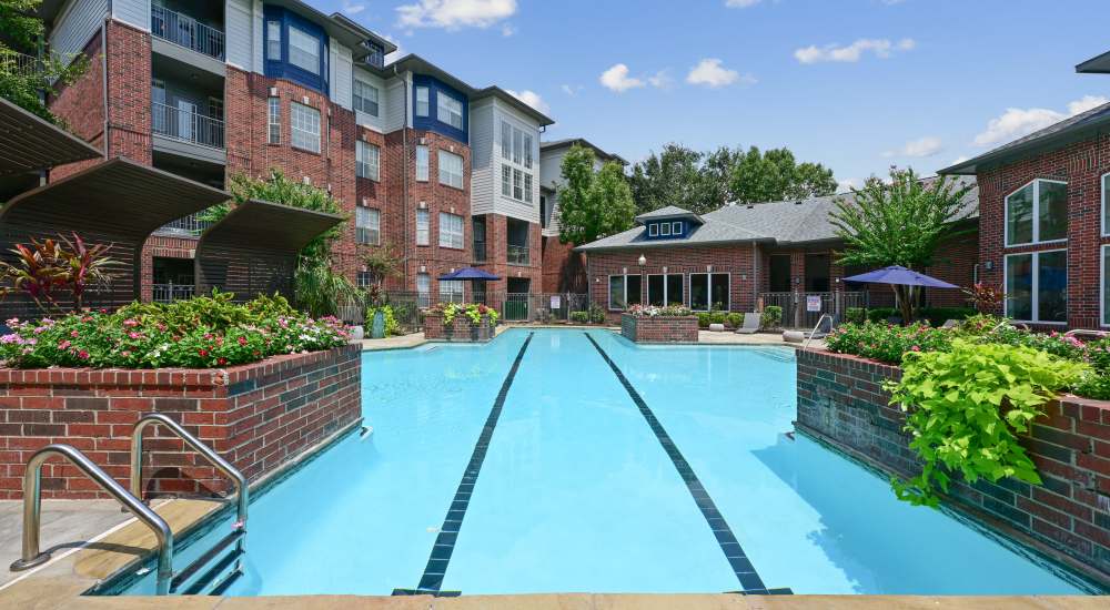 Pool area at Lakeside in Houston, Texas