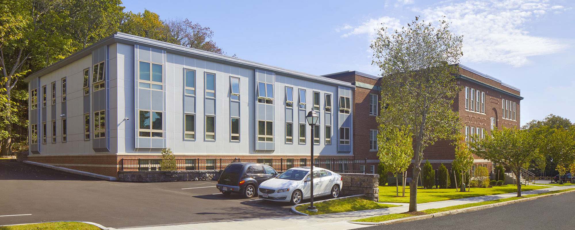 Exterior of the apartments at Senior Residence at The Machon in Swampscott, Massachusetts