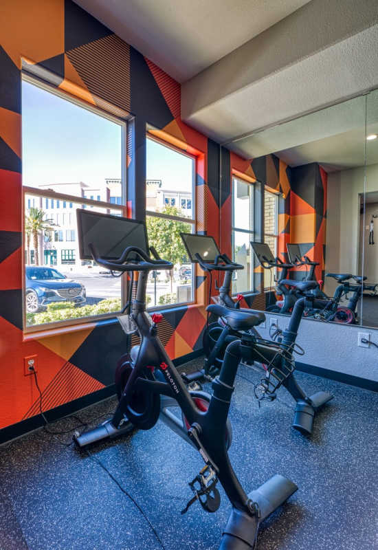 Fitness center at The Gramercy Residences in Las Vegas, Nevada