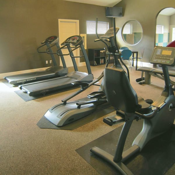 Fitness center at Bridge Creek Apartments in Vancouver
