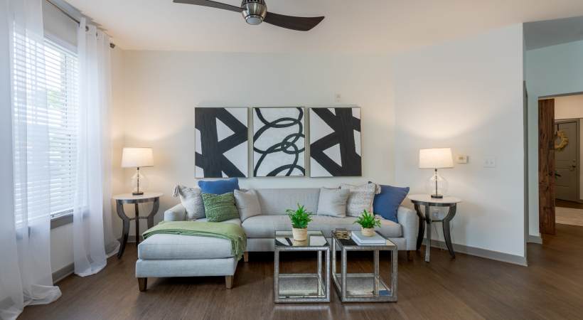 Living area at The Banks at West Fork in Murfreesboro, Tennessee