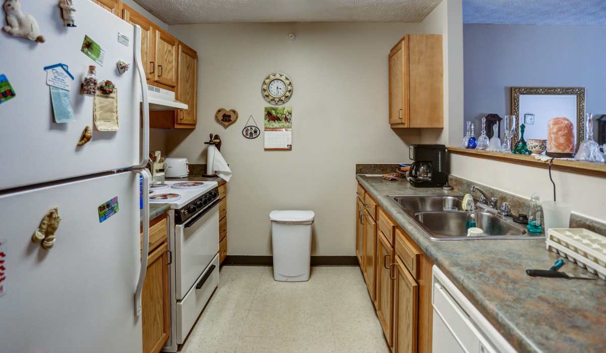 Kitchen at Quail Meadow Senior Living in Fostoria, Ohio