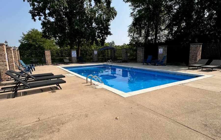 Swimming pool at Spring Lake Apartments in Granger, Indiana