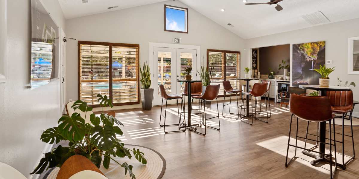 Community common area for resident use at Royal Ridge Apartments in Midvale, Utah