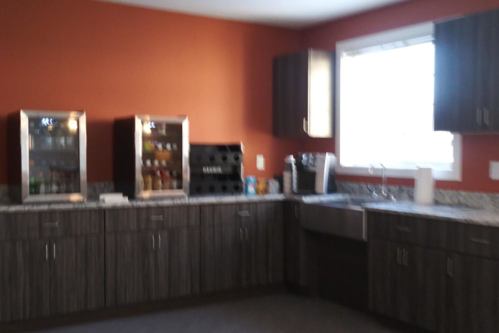 Resident kitchen at Arlington Place of Red Oak in Red Oak, Iowa