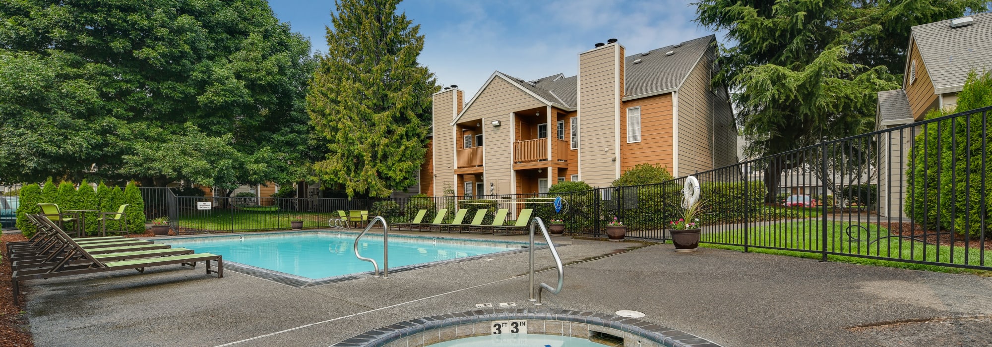 Floor plans at Carriage House Apartments in Vancouver, Washington