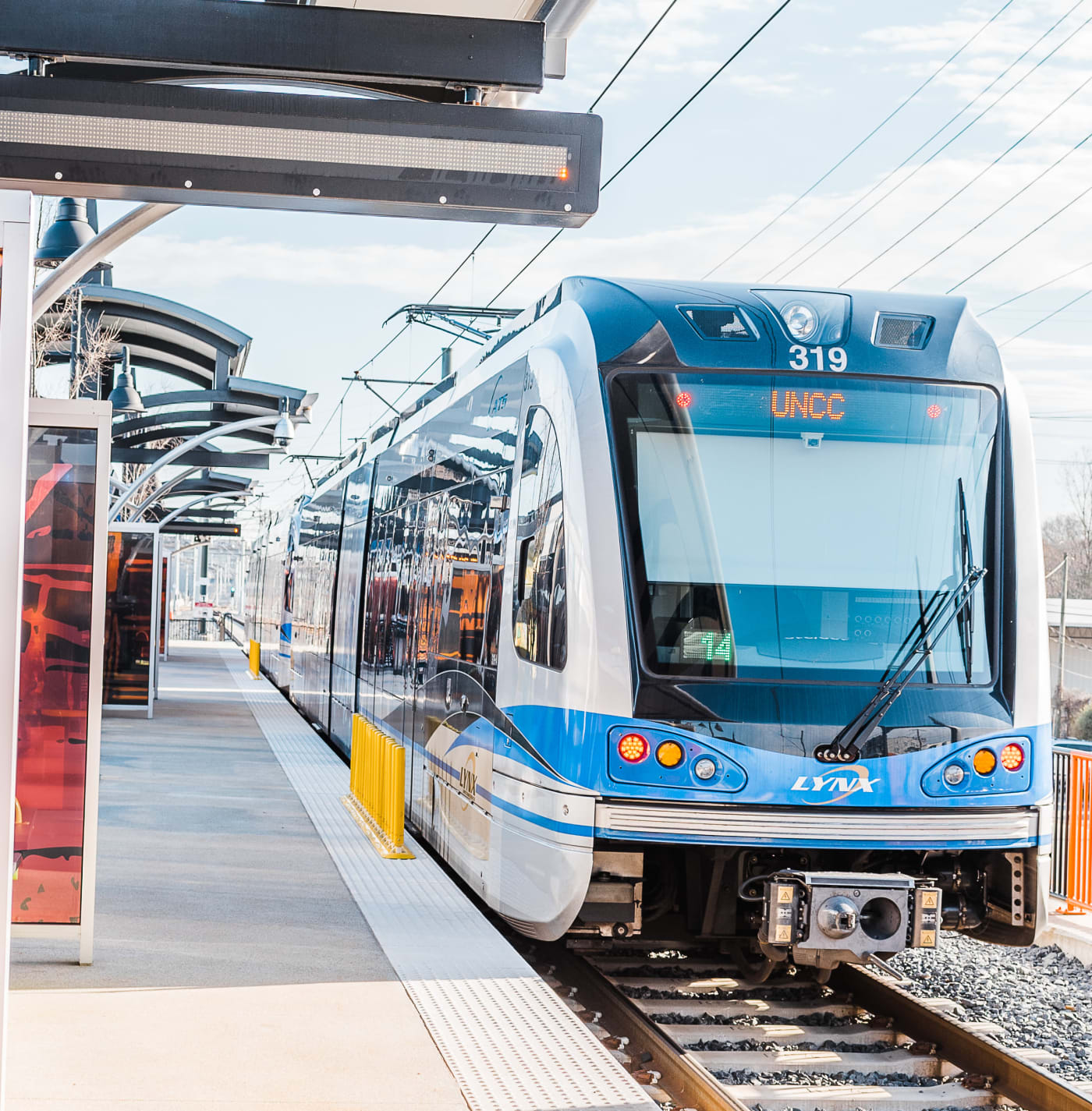 25th Street Station Lynx Lightrail Alta Warp + Weft in Charlotte, North Carolina