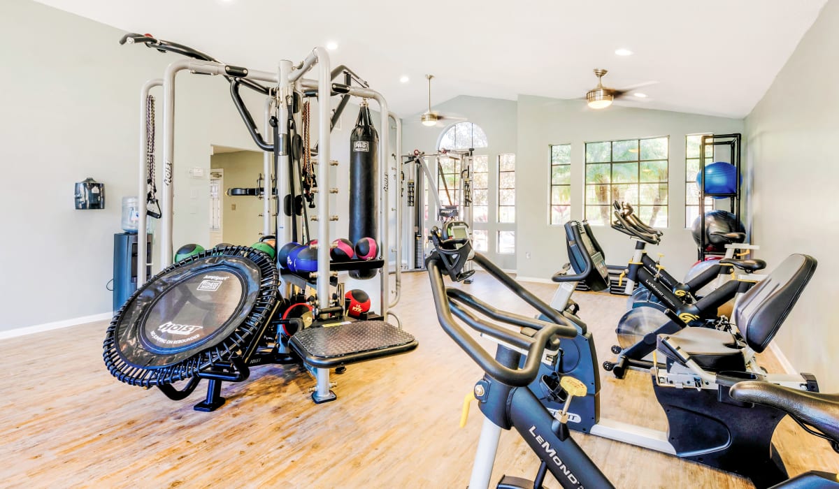 Fitness center at Bentley Green Apartment Homes, Jacksonville, Florida