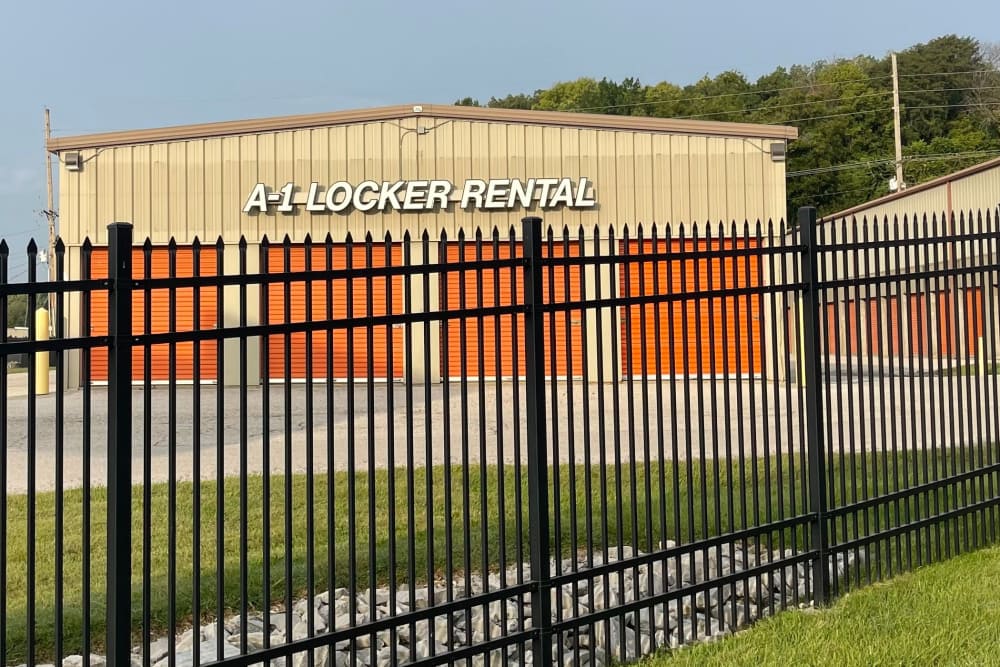 Front view of the storage facility at A-1 Locker Rental - Fenton in Fenton, Missouri