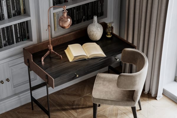 Reading area in a home at Hamlet at MidCity in Huntsville, Alabama