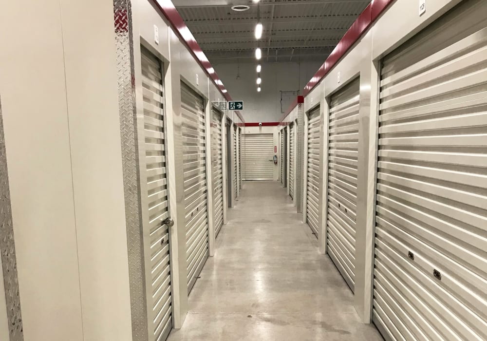 Interior units at Apple Self Storage - Scarborough in Scarborough, Ontario