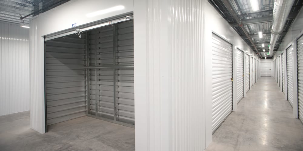 Indoor climate controlled units at StorQuest Self Storage in Reno, Nevada
