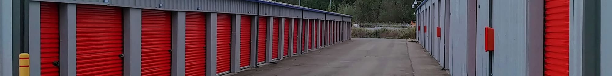 Boat and RV storage at Trojan Storage in Bothell, Washington