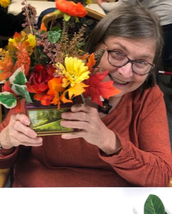 Resident at HeatherWood Assisted Living & Memory Care