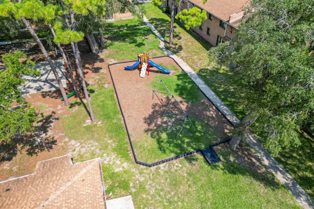 Great view of playground at Caroline Arms in Jacksonville, Florida