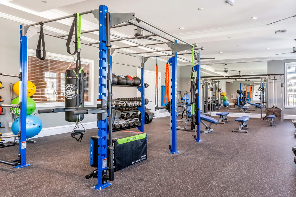 State of the art fitness center at The Loop at 2800 in Sarasota, Florida