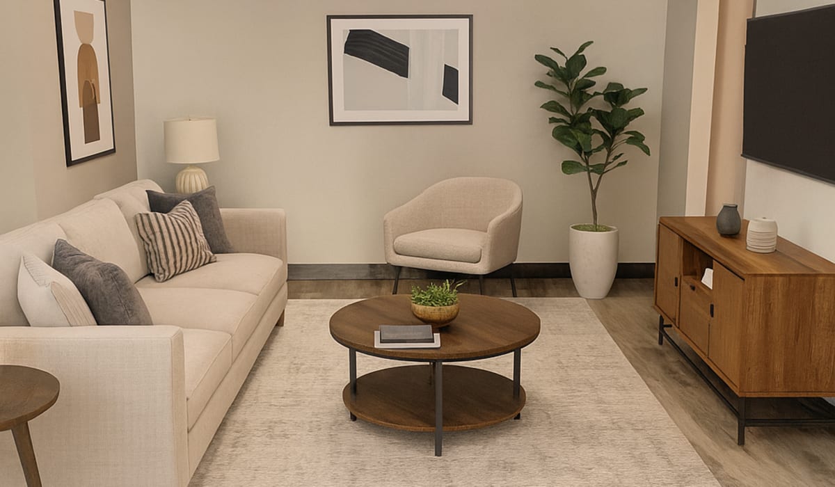 Living area at Cedars of Edina in Edina, Minnesota