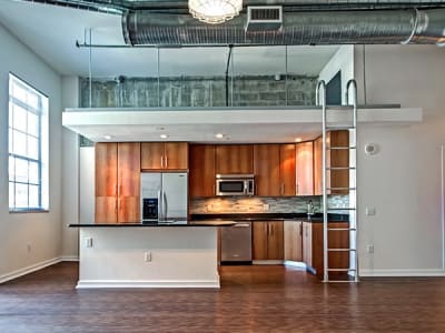 Our floor plans at The Exchange Lofts in Fort Lauderdale are open and spacious, with 14' ceilings!