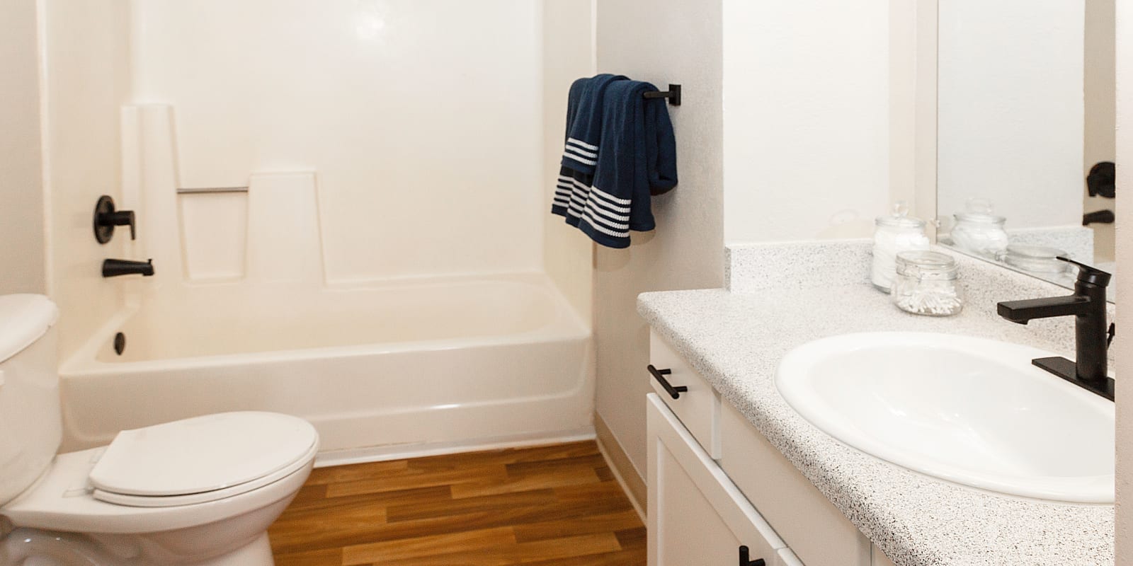 Bathroom at Springs of Country Woods Apartments in Midvale, Utah