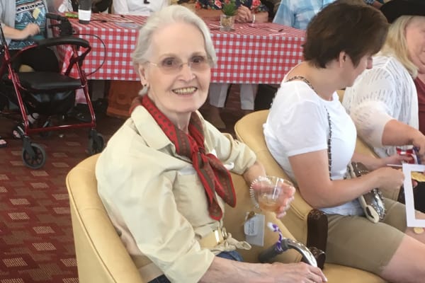 Shirley a resident at Springwood Landing Gracious Retirement Living in Vancouver, Washington