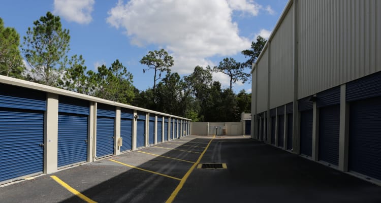 Storage units at Midgard Self Storage in Bradenton, Florida