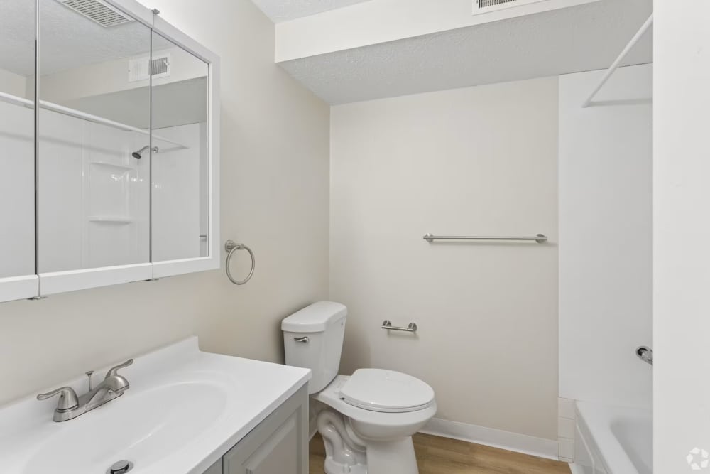 Bathroom at Brookside Commons in Meadville, Pennsylvania