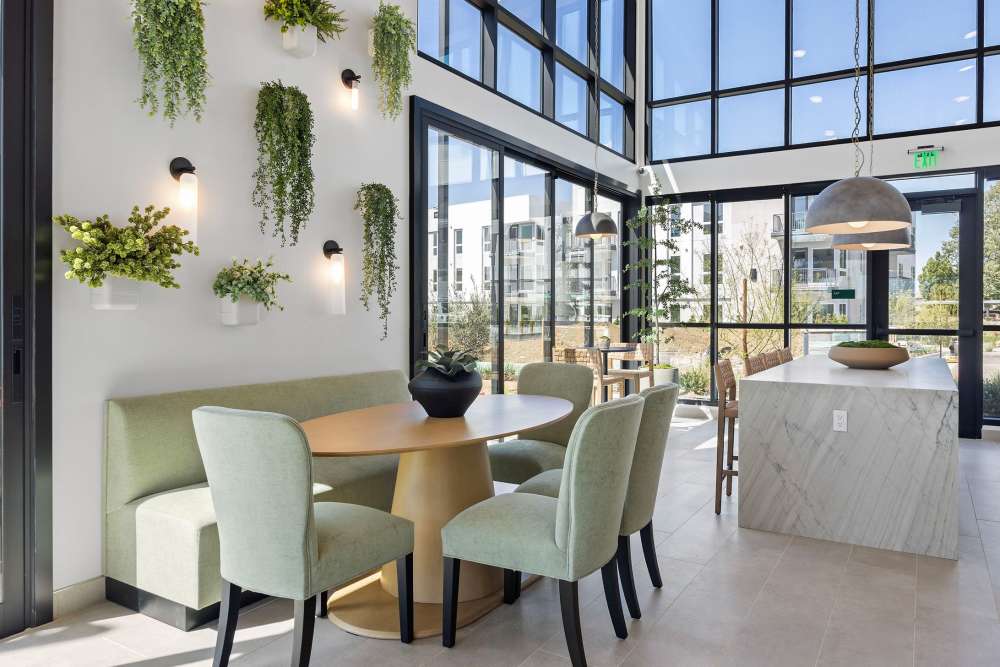 Clubhouse kitchen at Haven and Arrow in Rancho Cucamonga, California