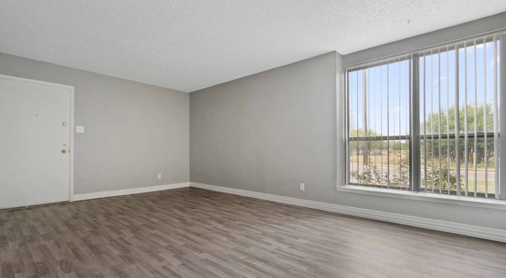 Unfurnished bedroom at Woodland Village Apartments in Breckenridge, Texas