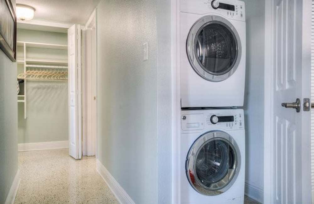 Washers and Dryers at Bayside Villas Apartment Homes in South Pasadena, Florida