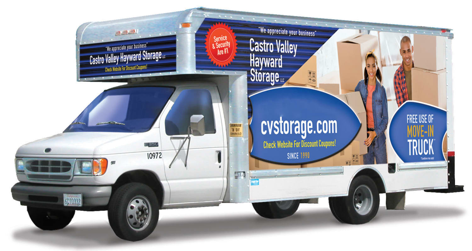 Self storage units for rent at Castro Valley Hayward Storage LLC in Castro Valley, California
