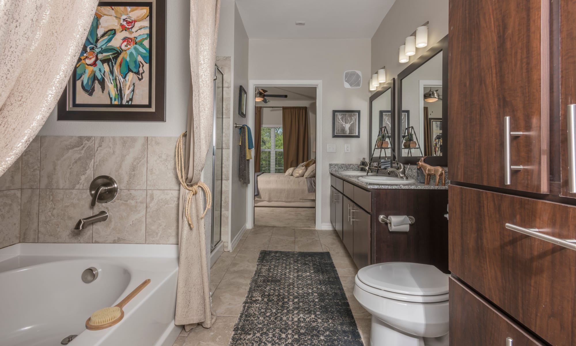 Bathroom at The Abbey at Dominion Crossing in San Antonio, Texas