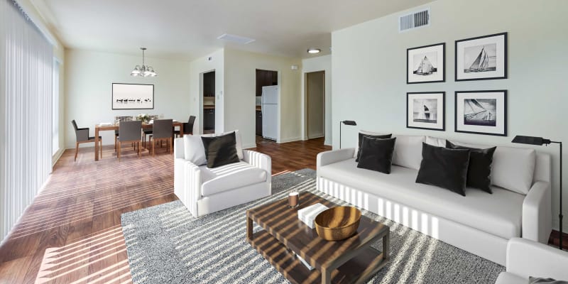 Inside a home at Santa Rosa in Point Mugu, California