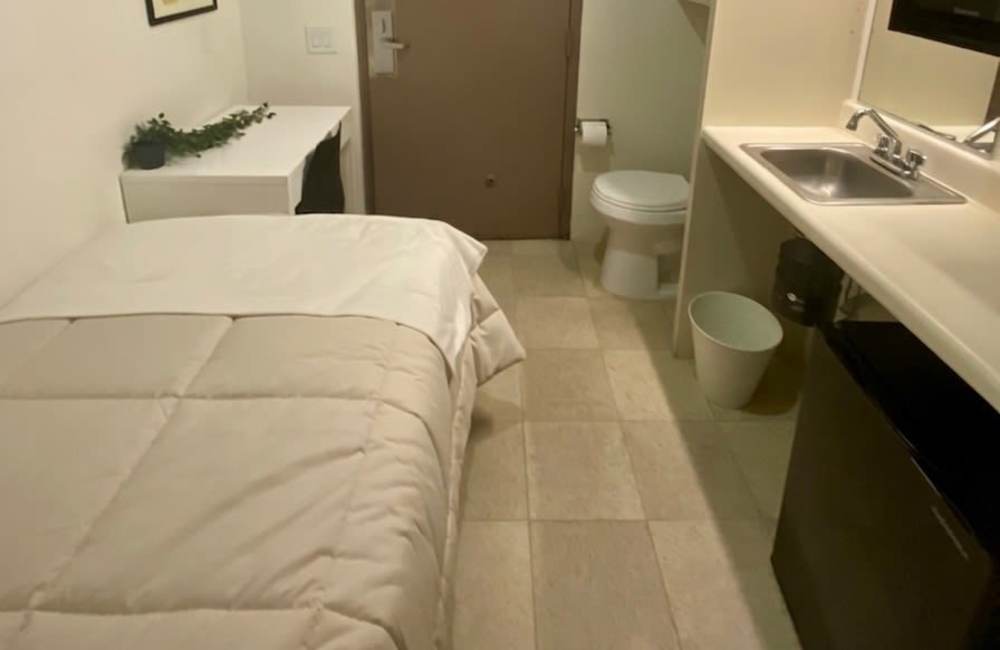Studio apartment at Trolley Court in San Diego, California