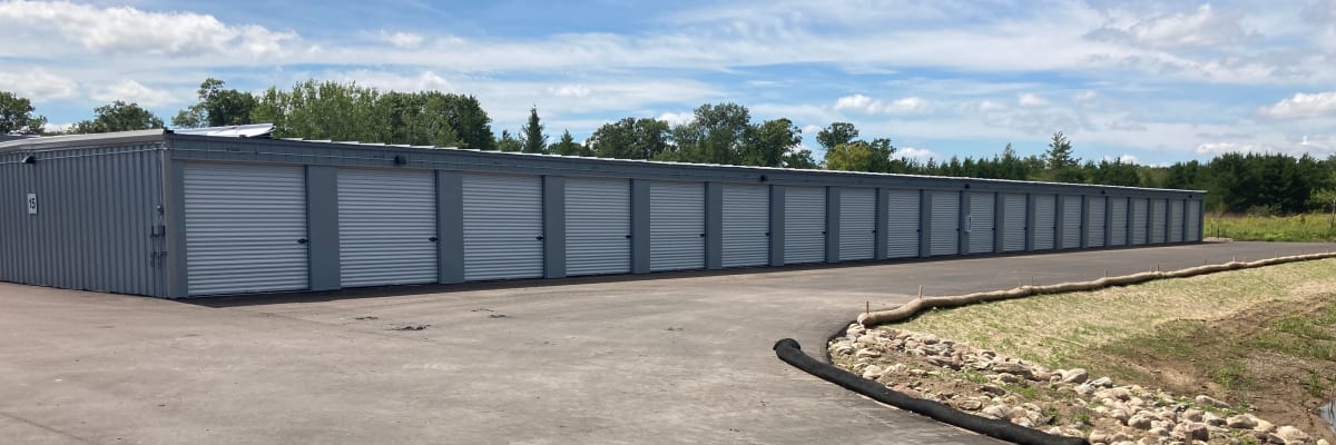 Unit size guide from KO Storage in Brainerd, Minnesota